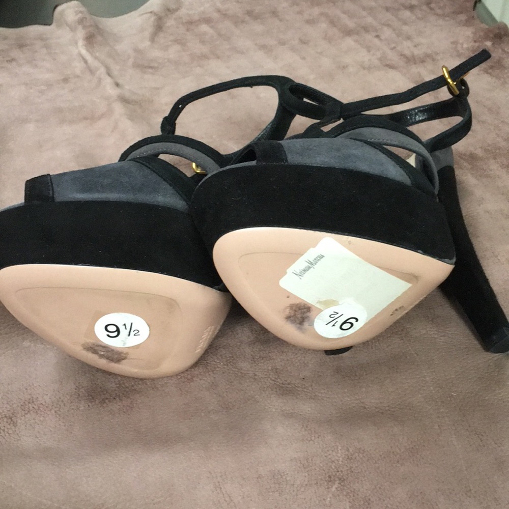 Prada Suede Platform T-Strap - Picture 3 of 8